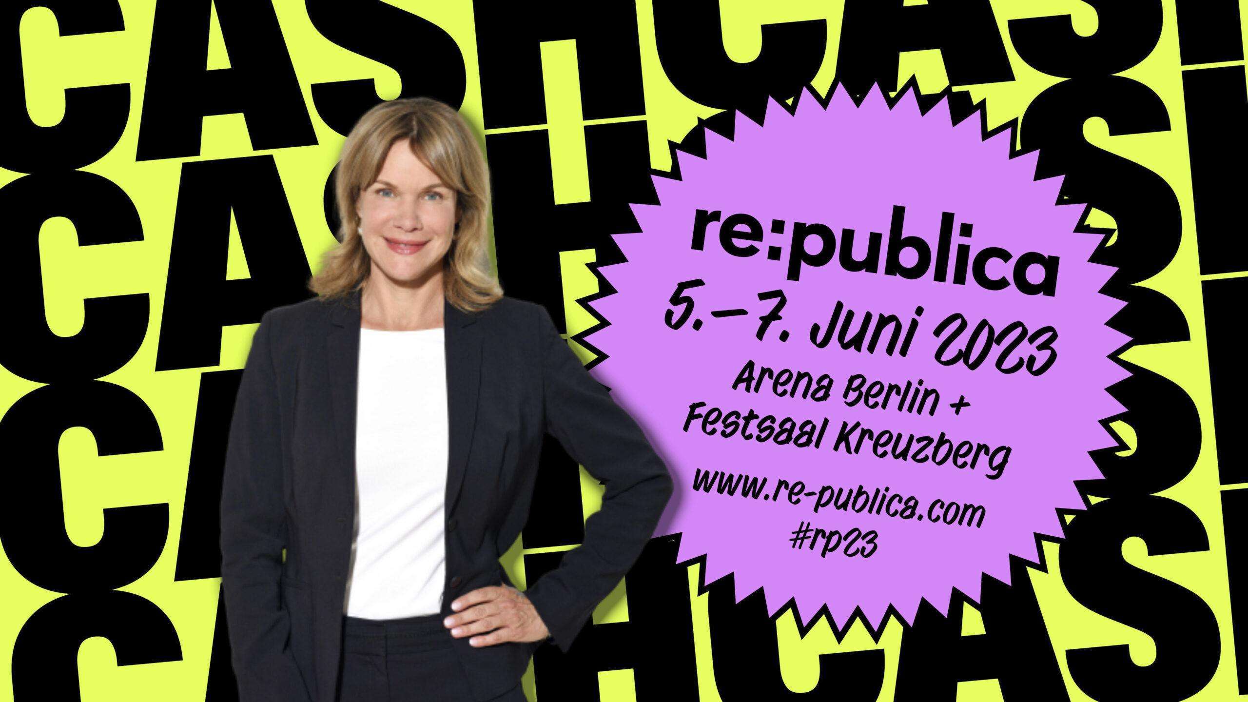 Beate Stoffers als Speakerin bei der re:publica: Panel zum Thema „Quo vadis, Fußball der Frauen?“